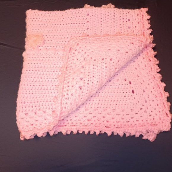 Blanket Handmade Crochet Baby Blanket Baby shower gift New born gift Present - Picture 4 of 7